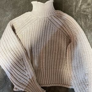 Chunky knit sweater